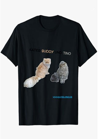 Hoodie mit Kater Tino