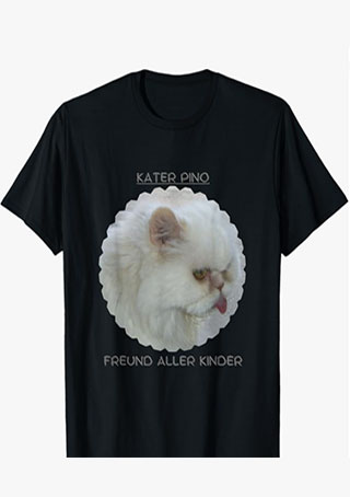 T-Shirt mit Kater Tino