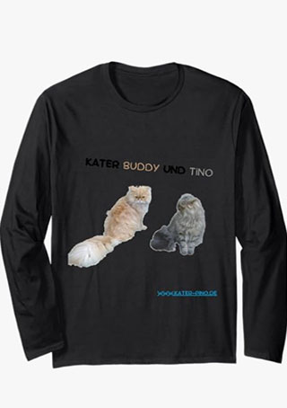 Longsleeve mit Kater Buddy