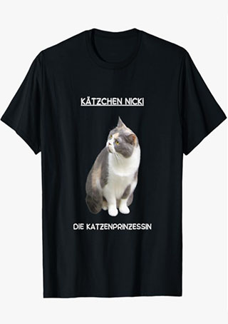 T-Shirt mit Kätzchen Nicki